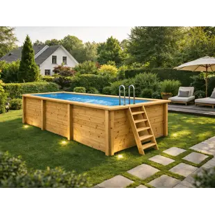 Interline Bali rechthoek 5,00 x 2,50 m/1,49 m - inclusief pakket