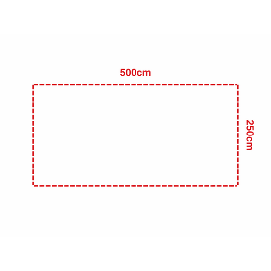 Interline  Interline Bali rechthoek 5,00 x 2,50 m/1,49 m - inclusief pakket