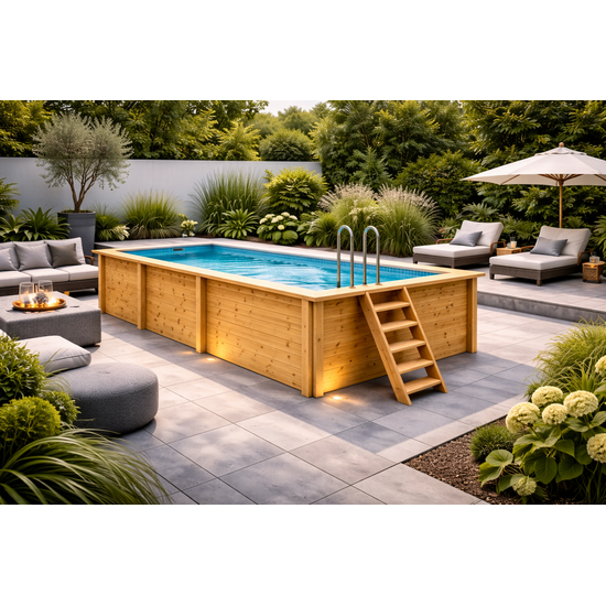 Interline  Interline Bali rechthoek 5,00 x 2,50 m/1,49 m - inclusief pakket