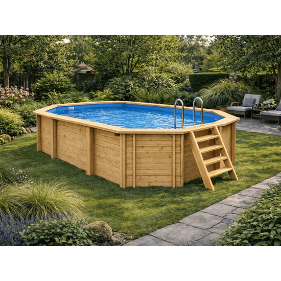 Interline  Interline Bali ovaal 8,40x4,90/1,36m - inclusief pakket