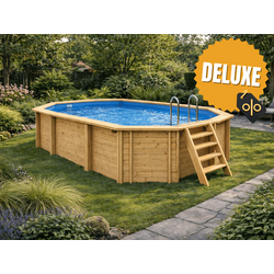 Interline Bali ovaal 8,40x4,90/1,36m Deluxe pakket