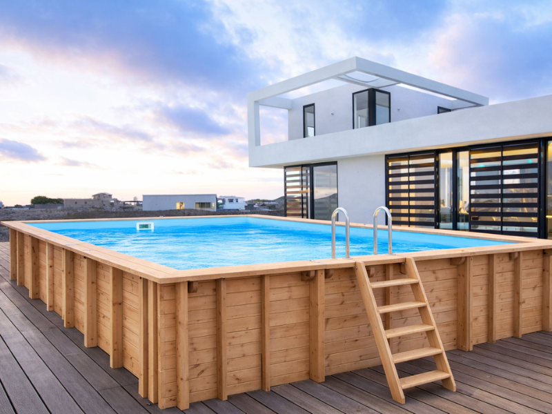 Interline Interline Bali rechthoek 7,90x4,00m - 1,38m - Inclusief Pakket