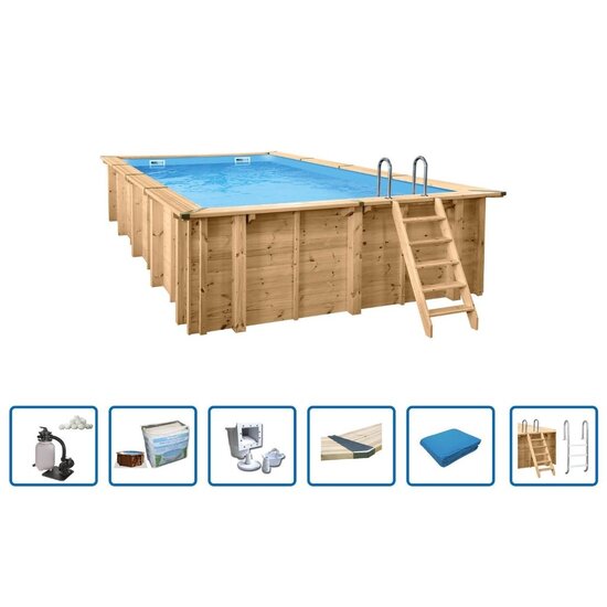 Interline  Interline Bali rechthoek 7,90x4,00m/1,38m - inclusief pakket