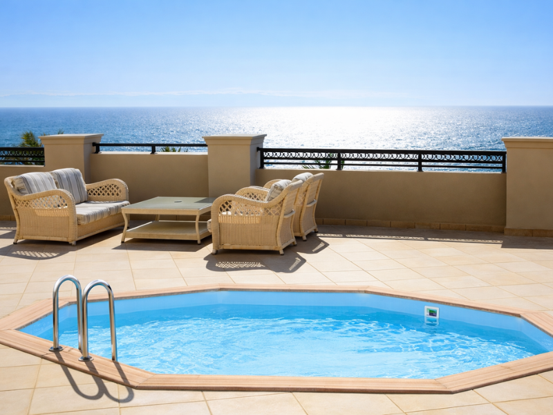 Interline Interline Bali rond 5,30m - 1,36m - Inclusief Pakket