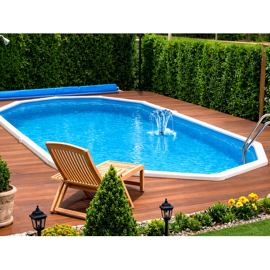 Interline  Interline Century ovaal zwembad 8,50×4,90m Inclusief pakket