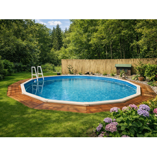 Interline Century rond zwembad 5,50 × 1,32 m – Inclusief pakket