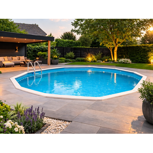 Interline Century rond zwembad 7,30 × 1,32 m Inclusief pakket