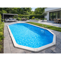 Interline Diana ovaal 7,30x3,60m - 132cm - Inclusief pakket