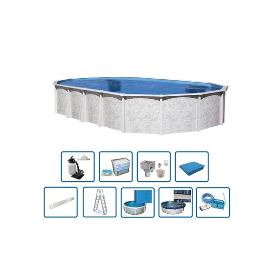 Interline  Interline Diana ovaal 8,50x4,90m - 132cm - Premium pakket