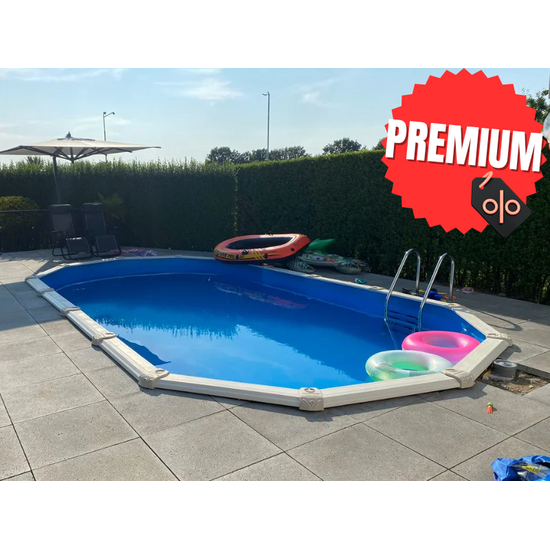 Interline  Interline Diana ovaal 8,50x4,90m - 132cm - Premium pakket