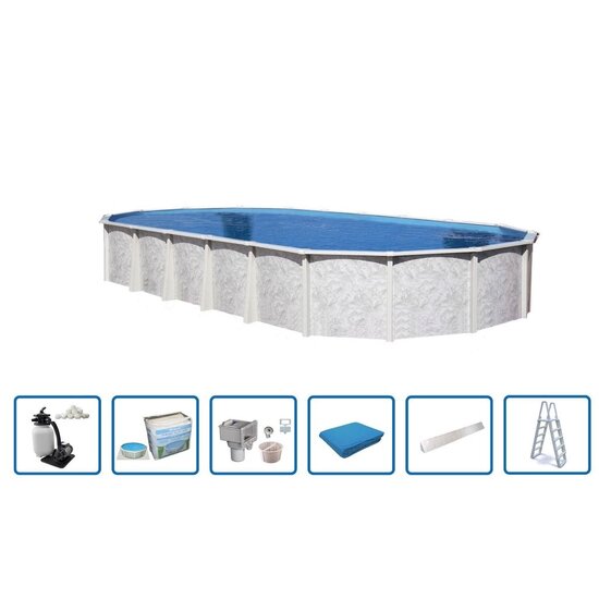 Interline  Interline Diana ovaal 8,50x4,90m - 132cm - Deluxe pakket