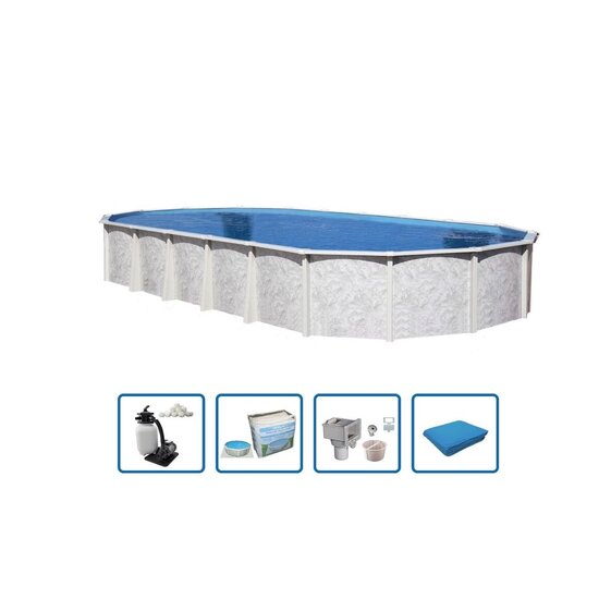 Interline  Interline Diana ovaal 8,50x4,90m - 132cm - Inclusief pakket