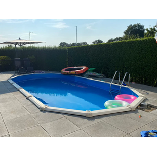 Interline Diana ovaal 8,50x4,90m - 132cm - Inclusief pakket