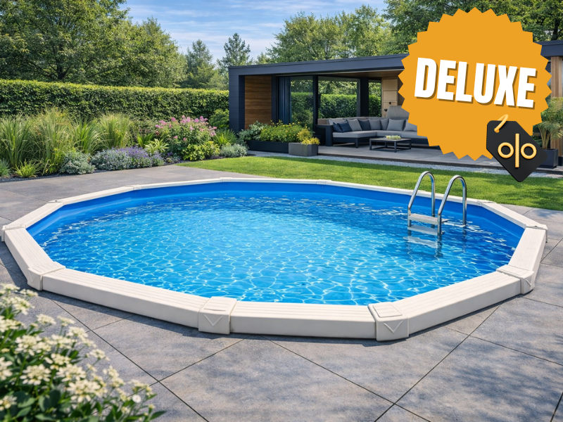 Interline Interline Diana rond 4,90m - 132cm - Deluxe pakket