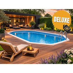 Interline Diana ovaal 6,10x3,60m - 132cm - Deluxe pakket
