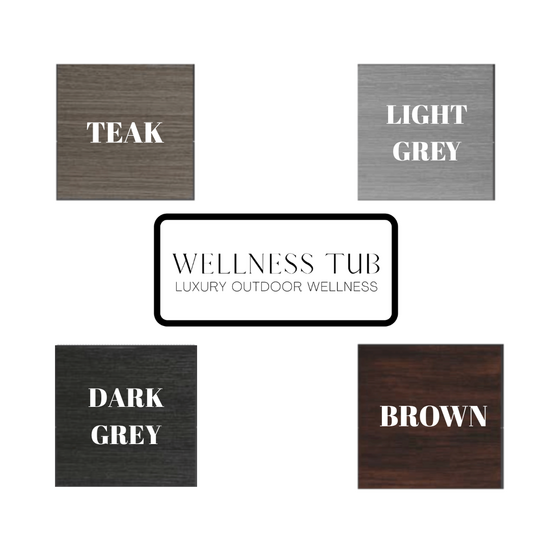 Wellness Tub Infinity Spa 007 – Luxe en Compacte 2-Persoons Jacuzzi – Teak