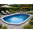 Interline  Interline Diana ovaal 8,50x4,90m - 132cm - Inclusief pakket