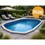 Interline  Interline Diana ovaal 8,50x4,90m - 132cm - Deluxe pakket