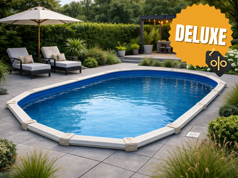 Interline Interline Diana ovaal 8,50x4,90m - 132cm - Deluxe pakket