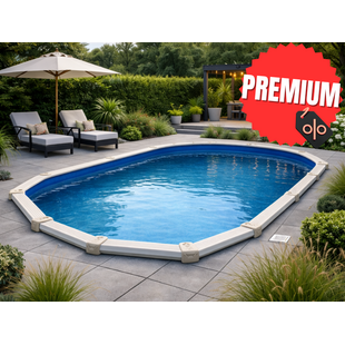 Interline Diana ovaal 8,50x4,90m - 132cm - Premium pakket