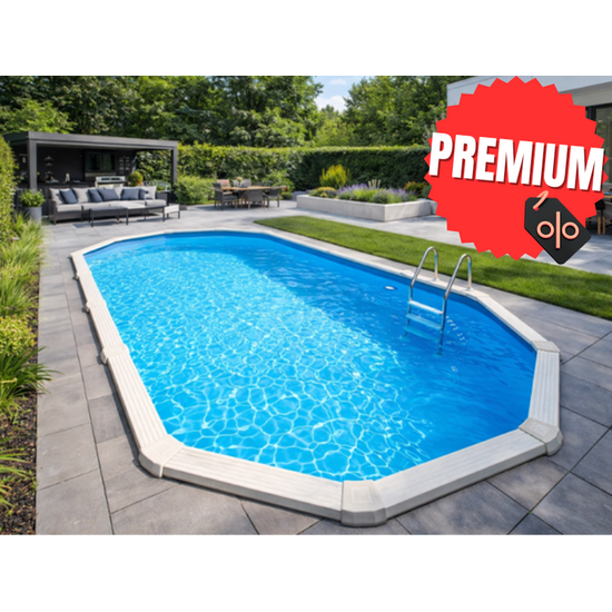 Interline  Interline Diana ovaal 7,30x3,60m - 132cm Premium pakket