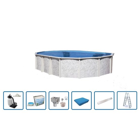 Interline  Interline Diana ovaal 6,10x3,60m - 132cm - Deluxe pakket