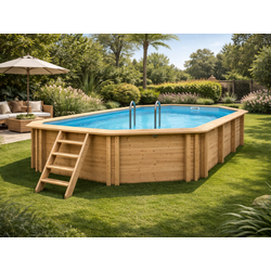 Interline Bali ovaal 8,40x4,90 - 1,36m - Inclusief  Pakket