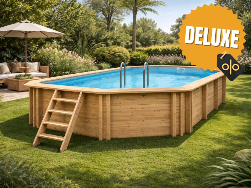 Interline Interline Bali ovaal 8,40x4,90 - 1,36m - Deluxe Pakket