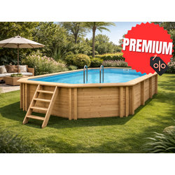 Interline Bali ovaal 8,40x4,90 - 1,36m - Premium Pakket