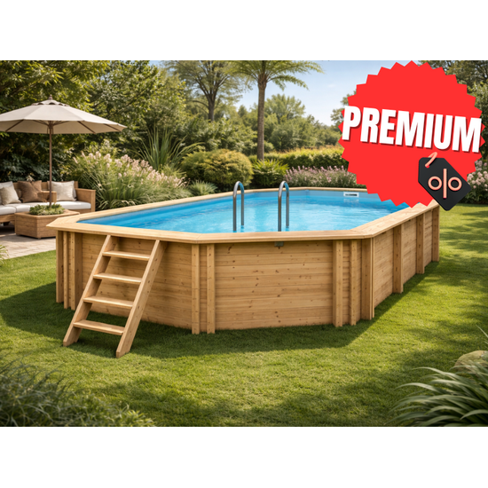 Interline  Interline Bali ovaal 8,40x4,90 - 1,36m  - Premium Pakket