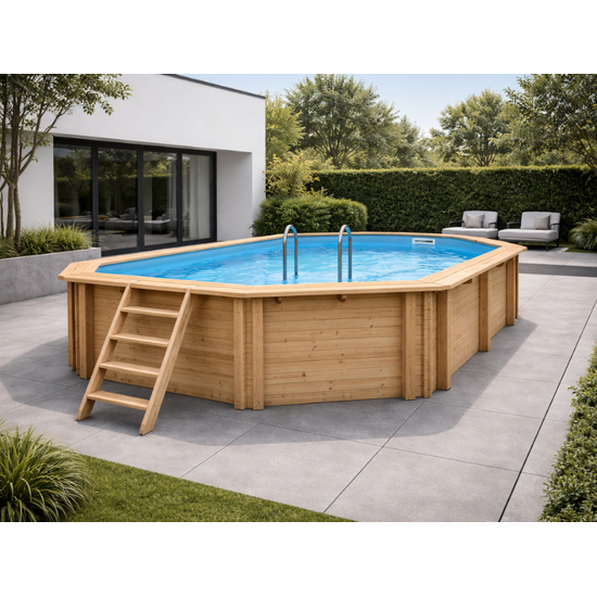 Interline  Interline Bali ovaal 6,40x4,00m - 1,38m - Inclusief Pakket