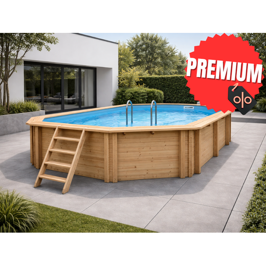 Interline  Interline Bali ovaal 6,40x4,00m - 1,38m - Premium Pakket