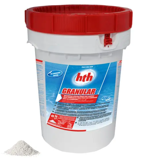 HTH Chloor Granulaat 10kg - Chloor Shock - HTH