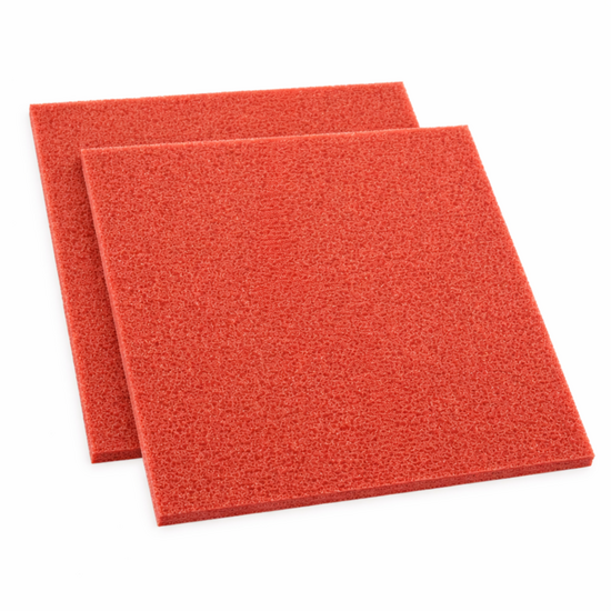 MaJa Koi Filterschuim 50x50x2 cm - Filtermateriaal - fijn rood