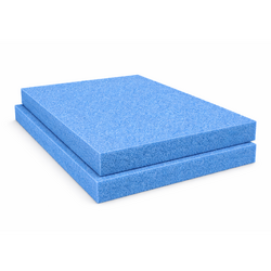 Geschikt voor filterschuim 75x50x5 zeer fijn blauw - PPI 45