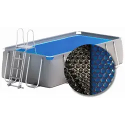 W'eau Premium solar cover rechthoek - 400 x 300 cm (zeilmaat 378 x 278) - Zwart