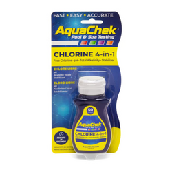 Chlorine 4-in-1 teststrips Yellow - AquaChek
