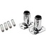 W'eau W’eau RVS verankeringsset zwembadtrap AISI 304 met 40 mm diameter voor veilige montage van zwembadtrappen - W’eau