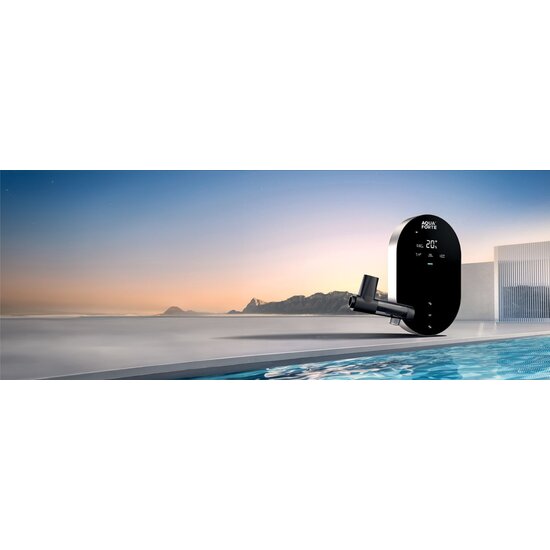 AquaForte AquaForte B-Clear LS60 laag zout elektrolyse en hydrolyse zwembad desinfectie systeem met pH regeling voor 15-40 m³ AquaForte