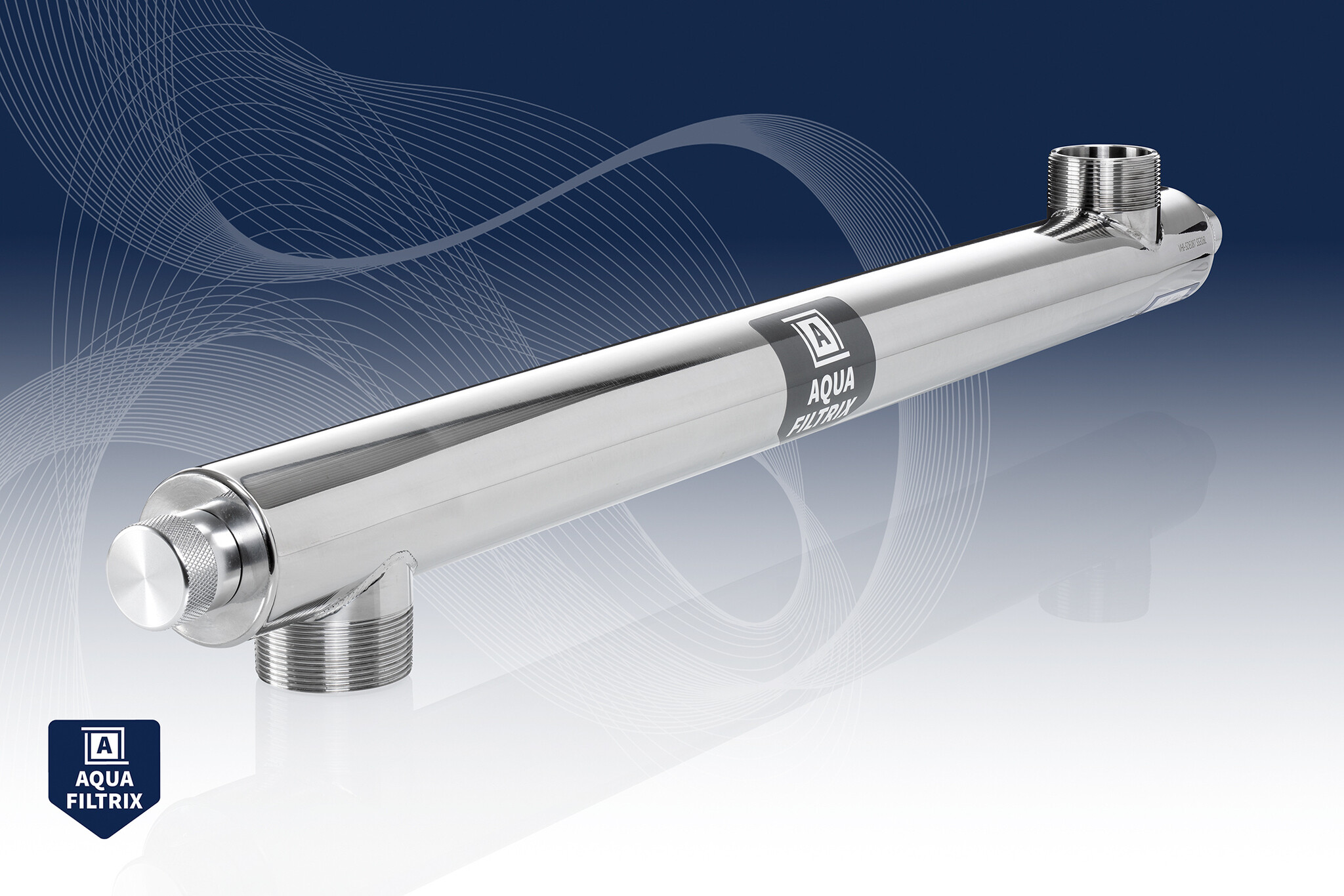 Aquafiltrix VHI-SDE UV-C Unit waterdesinfectie 087 316RVS - Aquafiltrix
