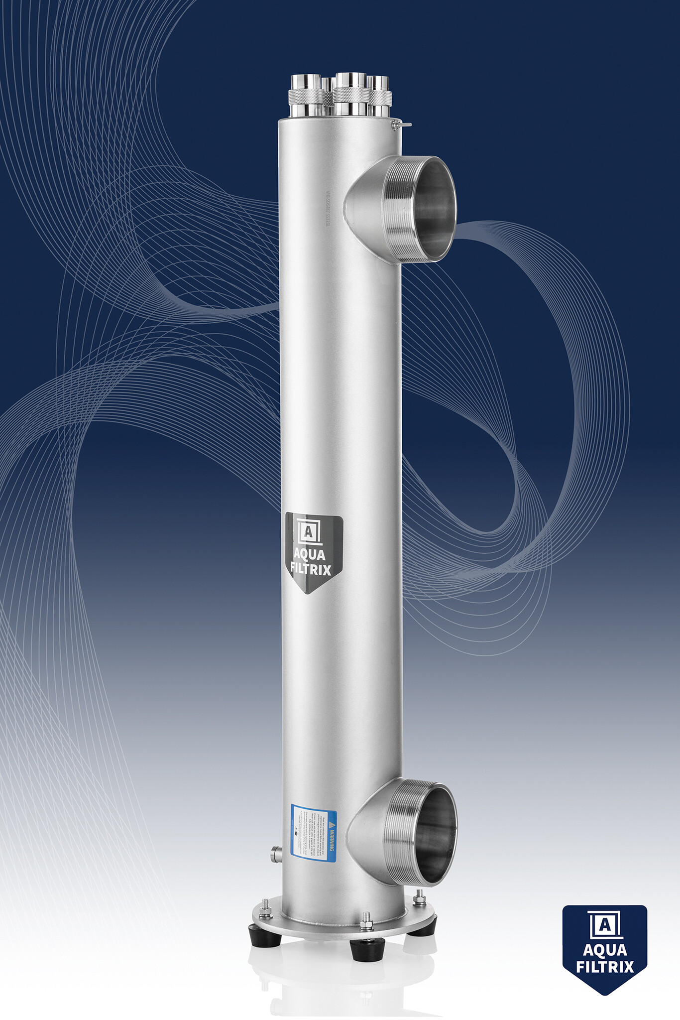 Aquafiltrix VHI-SDE UV-C Unit waterdesinfectie 348 316RVS - Aquafiltrix