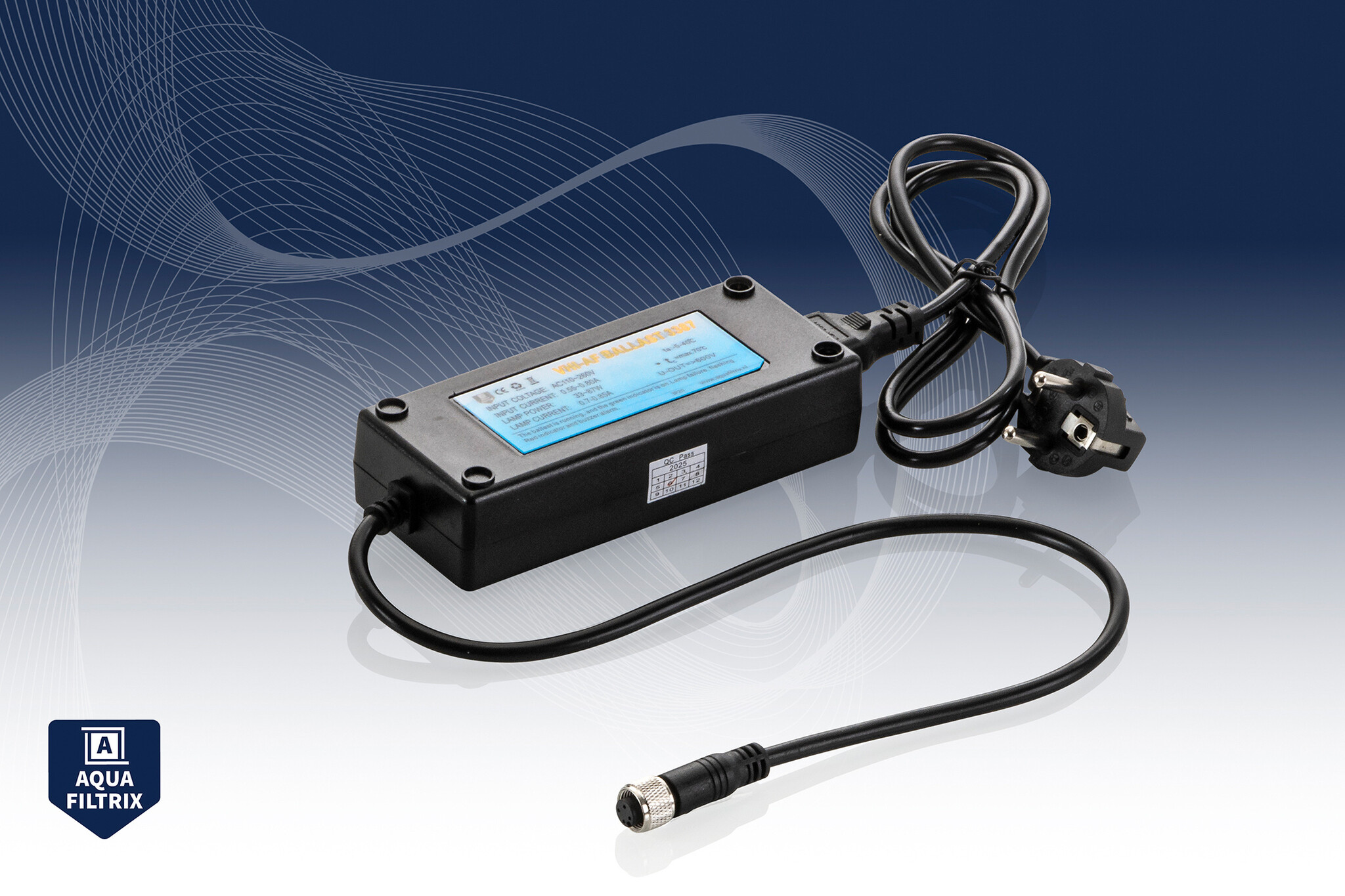 Aquafiltrix Ballast/Trafo Dompel‑UV 33–87W - Aquafiltrix