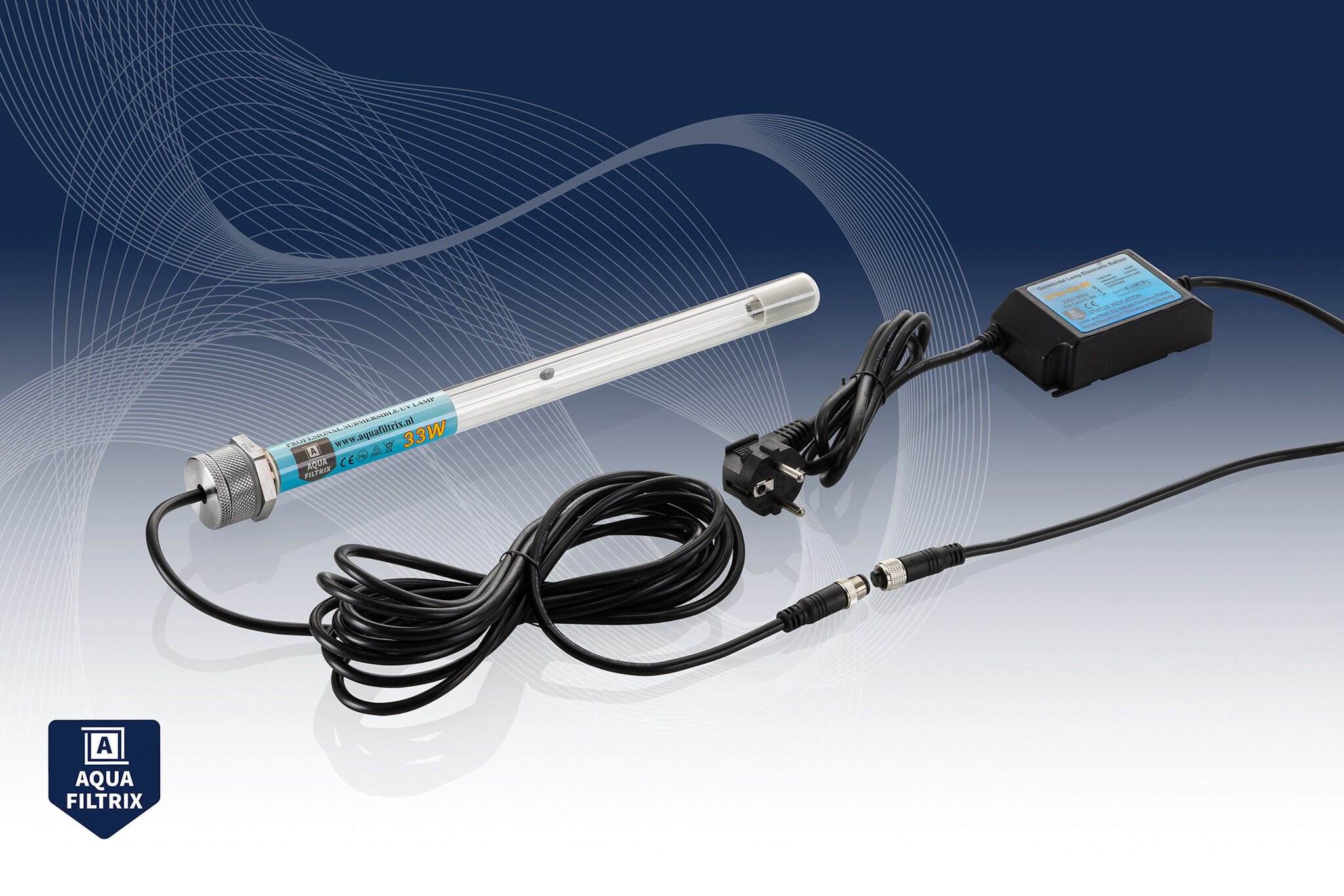 Aquafiltrix Tank UV-lamp 33W met Trafo - Aquafiltrix