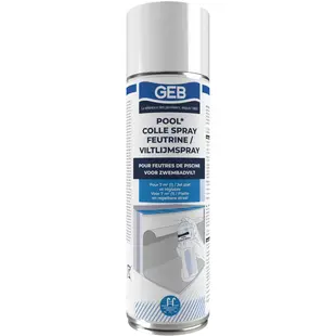 Pool zwembadvilt lijmspray 500ml - GEB