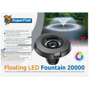 Floating Led Fountain 20000 - SuperFish - Doos Kapot