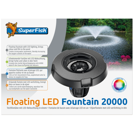 SuperFish  Floating Led Fountain 20000 - SuperFish - Eenmaal gebruikt