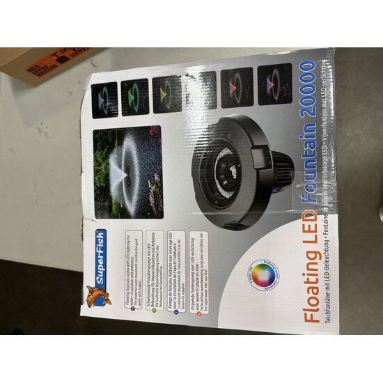 SuperFish  Floating Led Fountain 20000 - SuperFish - Eenmaal gebruikt