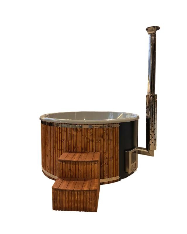 Sofuro Hottub rond 200cm - 4-6 persoons - interne houtkachel - Sofuro