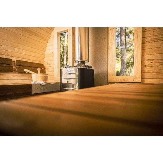 Sofuro Barrelsauna 2 meter - 6 persoons - Harvia houtkachel - Sofuro