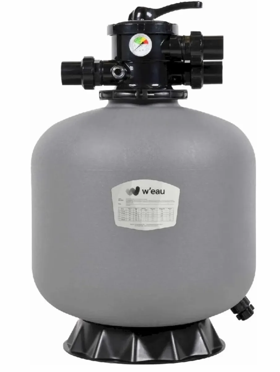 W'eau HDPE-500 top mount zandfilter 12m³ - W'eau